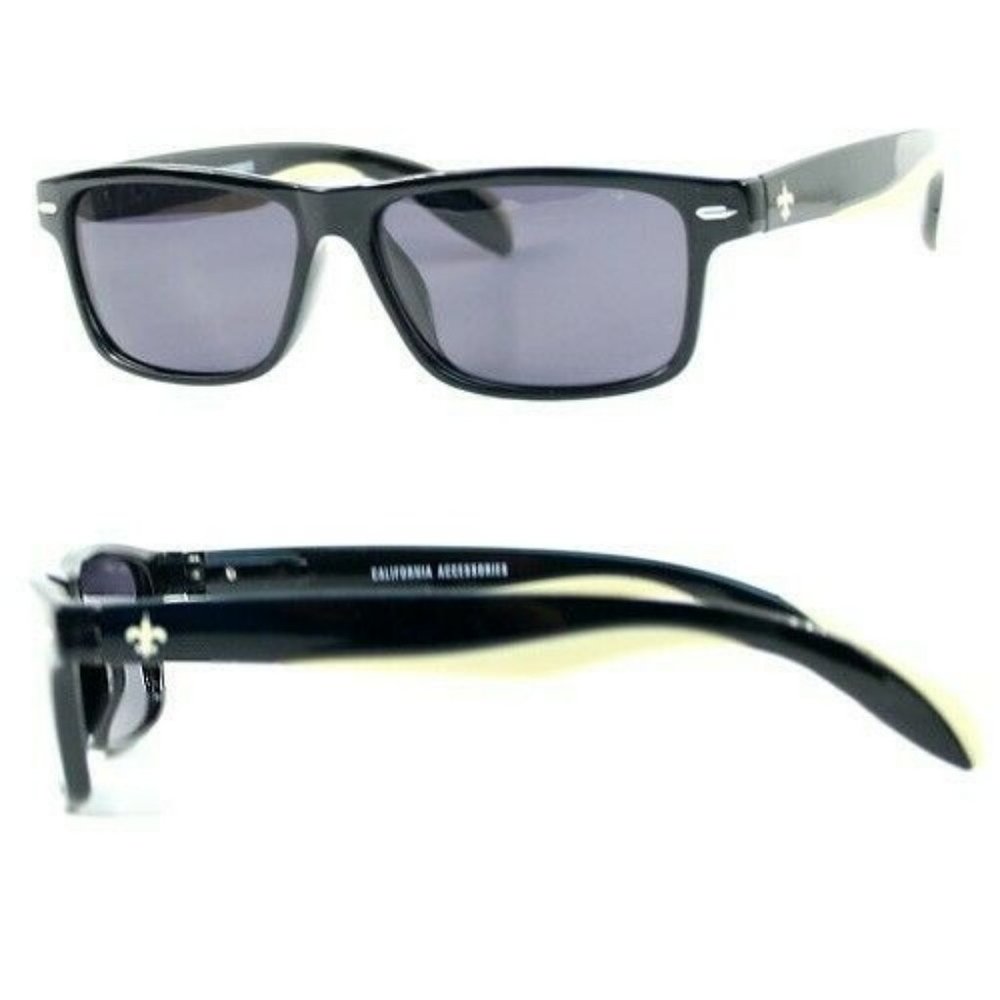 NEW ORLEANS SAINTS NFL 2 TONE RETROWEAR SHAPED POLARIZED SUNGLASSES